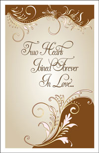 Wedding Program Cover Template 8G - Graphic 2